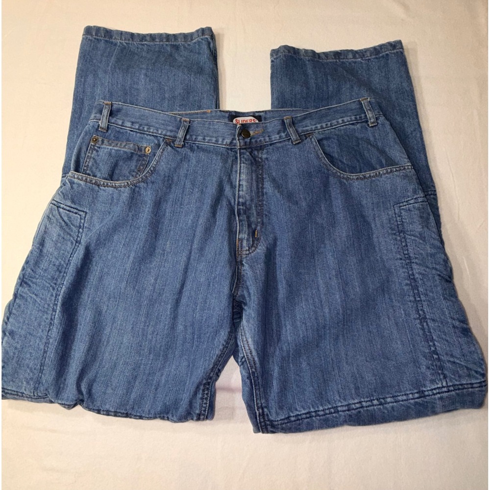 Sliders Kevlar Gear Motorcycle Jeans Men 38x34 Blue  Riding Pants
